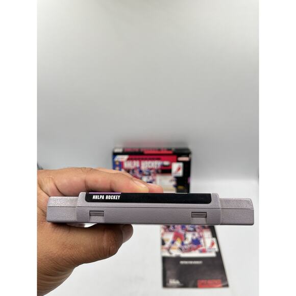 NHLPA Hockey 93 NHL SNES Super Nintendo Complete CIB Original Authentic - Picture 4 of 15